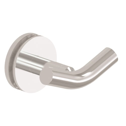 WINGITS® MODERN Elegance Double Robe Hook Glass Mounted, Stainless Steel, Satin Finish